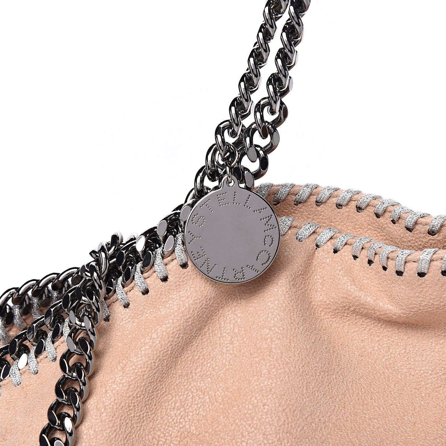 Shaggy Deer Falabella Fold Over Tote Powder