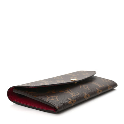 Louis Vuitton Monogram Emilie Wallet Fuchsia 4 of 7