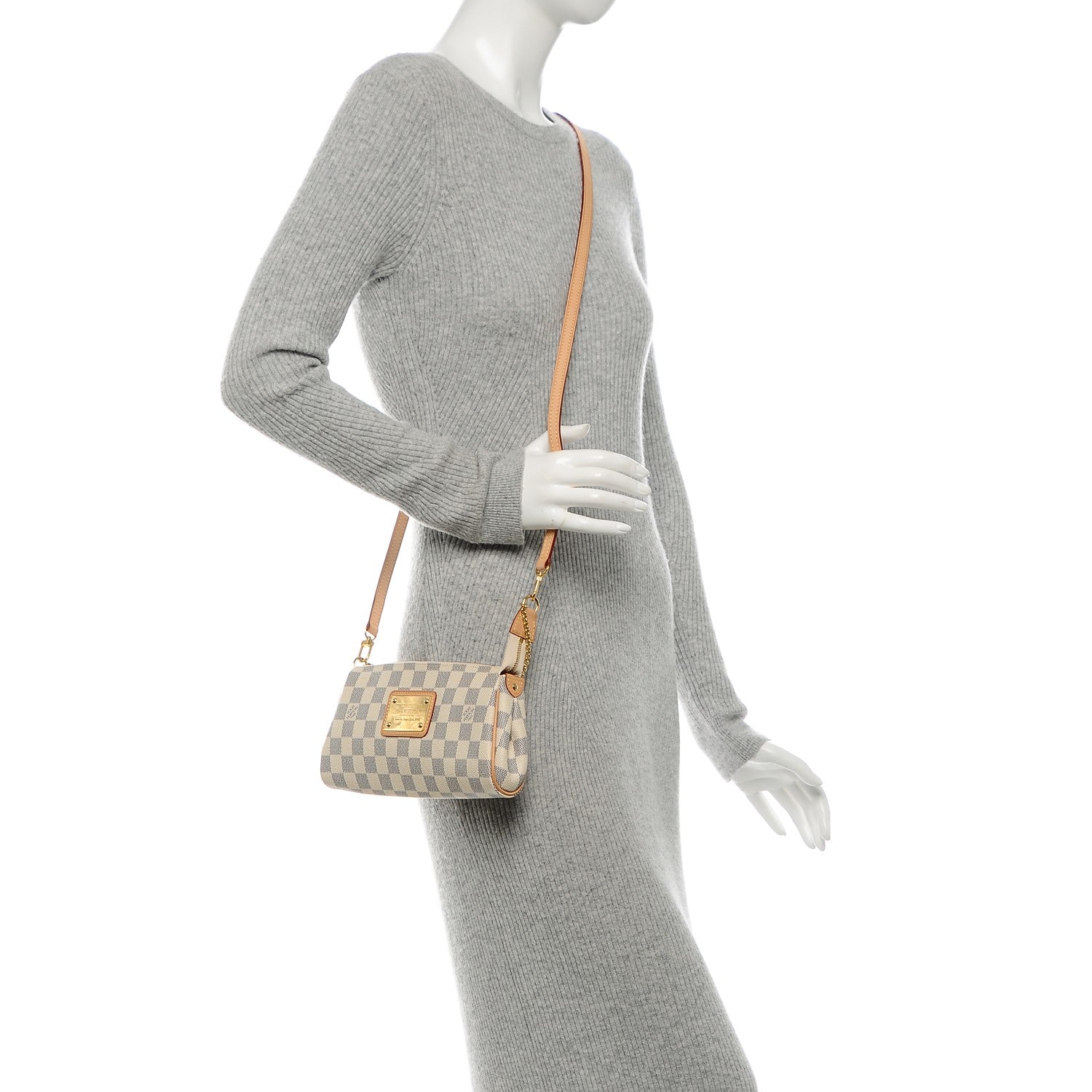 Louis Vuitton Damier Azur Eva Clutch 2 of 6