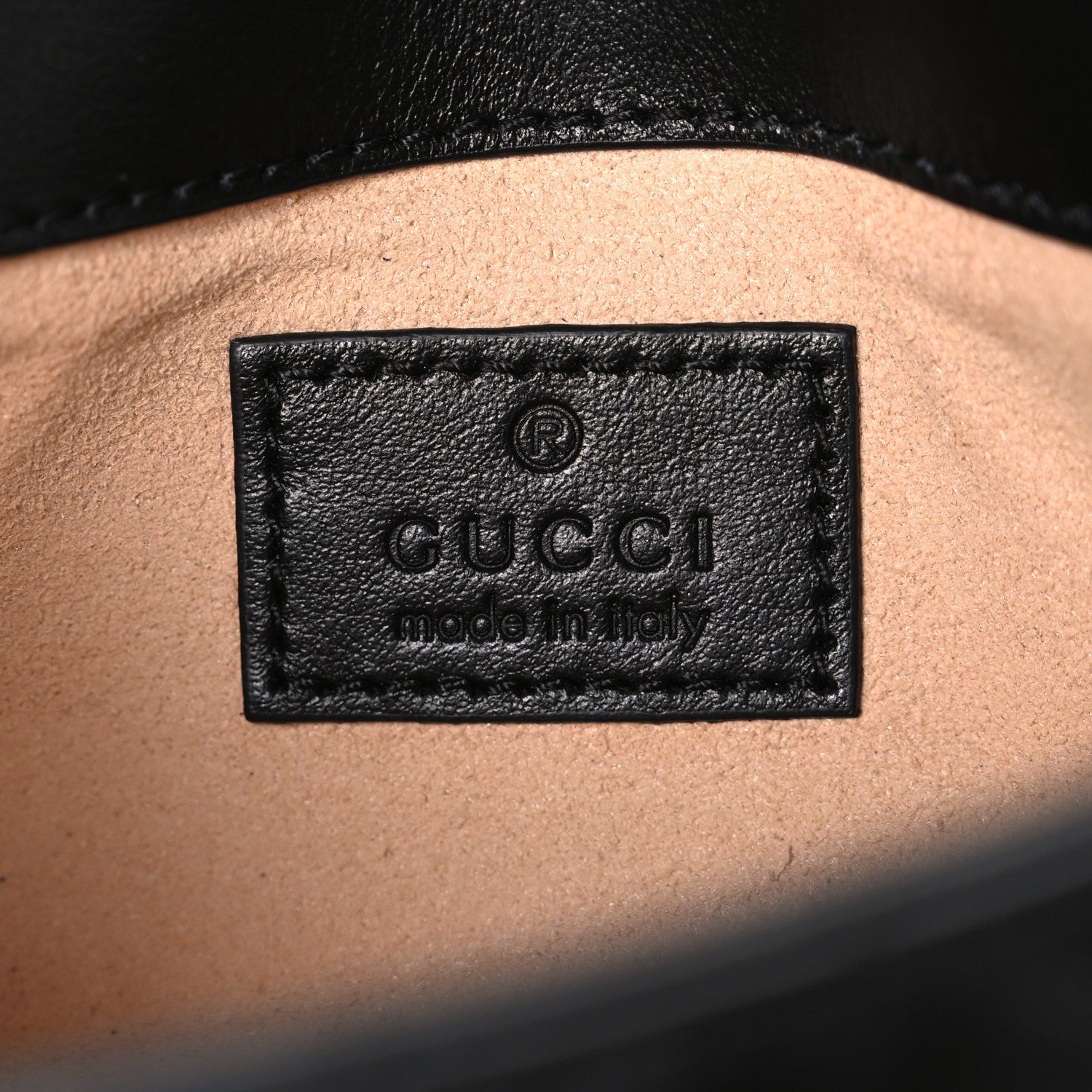 Gucci Calfskin Matelasse Monochrome GG Marmont Chain Belt Bag Black 6 of 11