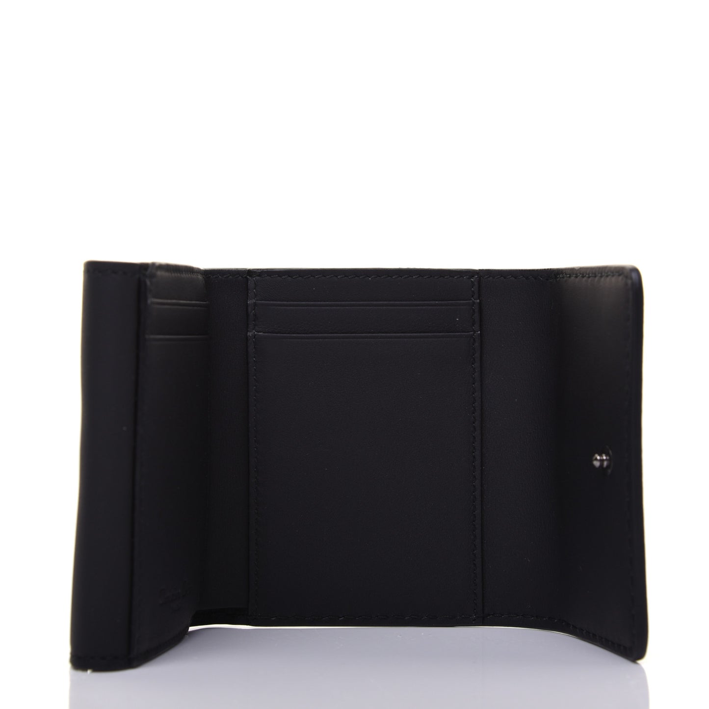 Ultra Matte Calfskin Medium Wallet Black