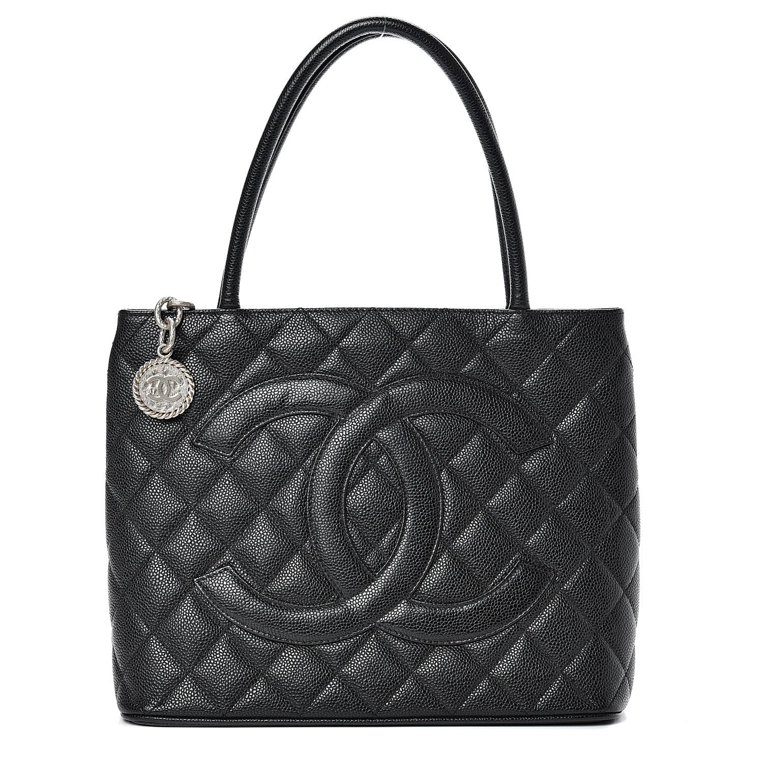 Chanel Caviar Quilted Medallion Tote Black 1 of 11