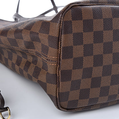 Louis Vuitton Damier Ebene Neo Neverfull MM Rose Ballerine 10 of 12