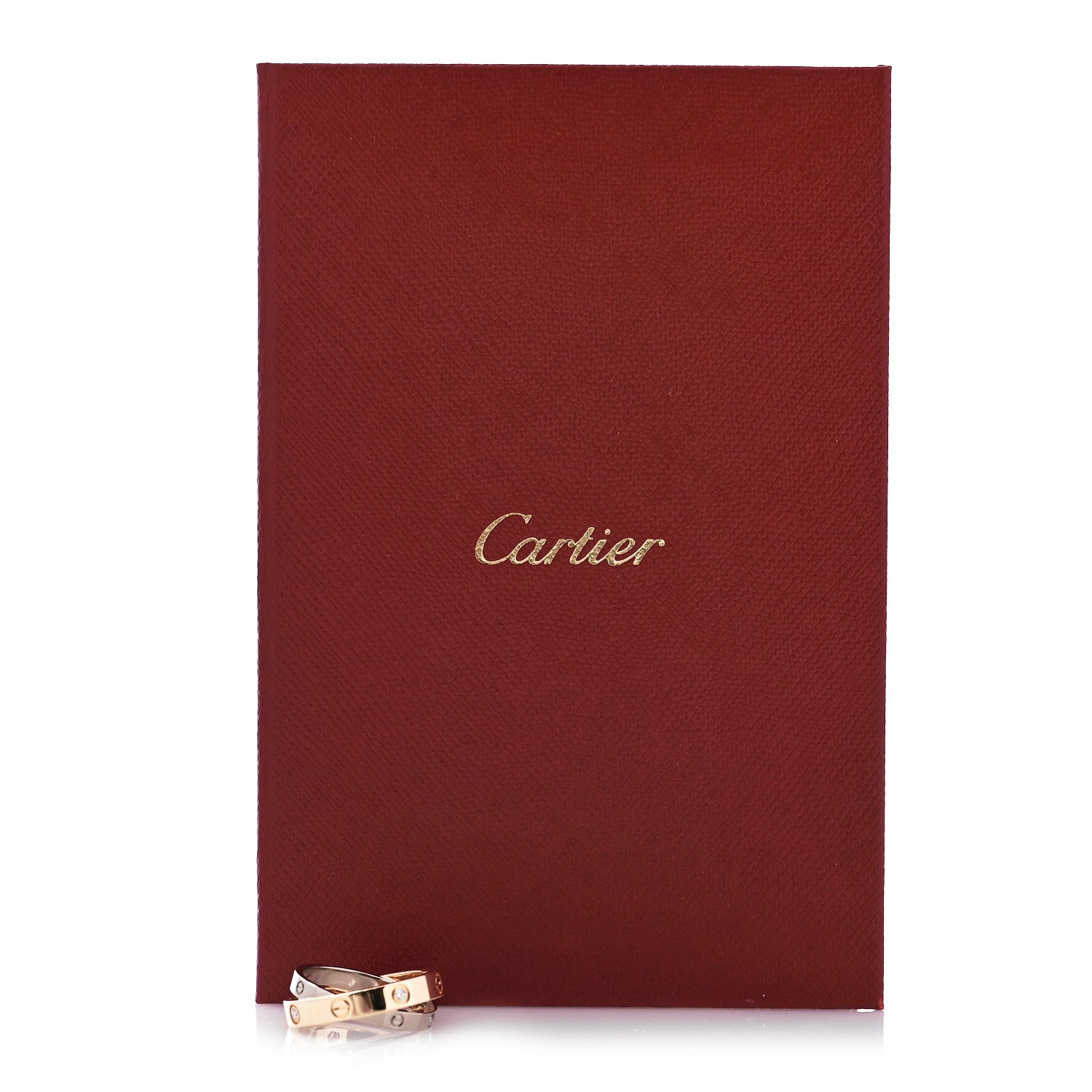 Cartier 18K Pink White Gold 6 Diamond LOVE Ring 50 5.25 5 of 5