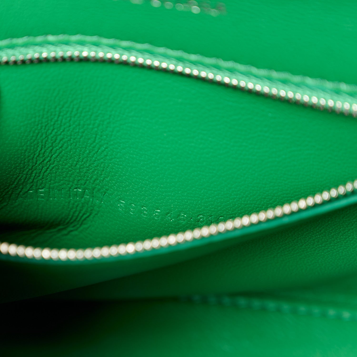 Balenciaga Shiny Calfskin Crocodile Embossed Small Hourglass Top Handle Bag Leaf Green 8 of 15