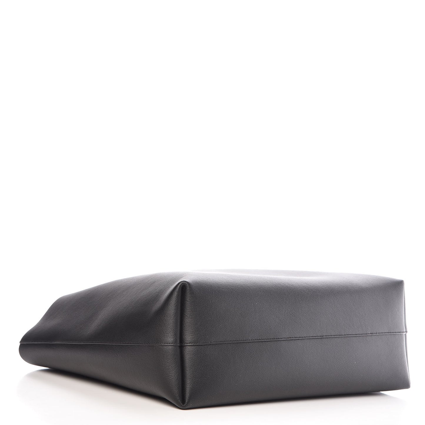 Calfskin Large Shopping Tote Black