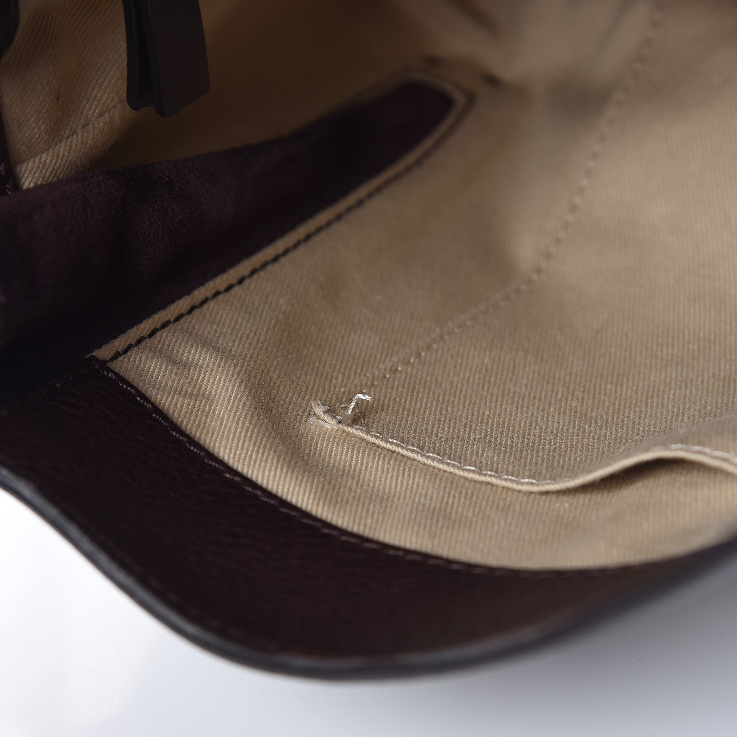 Chloe Suede Calfskin Small Faye Backpack Carbon Brown 12 of 19