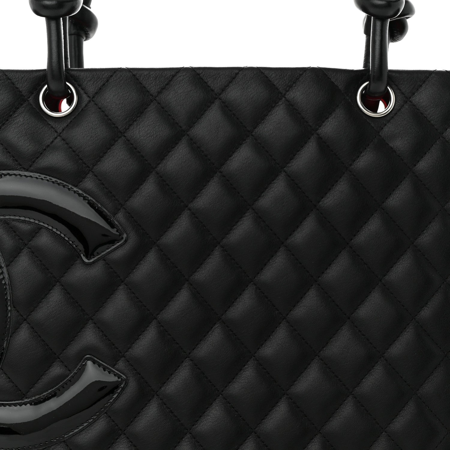 Chanel Calfskin Quilted Large Cambon Tote Black 8 of 16