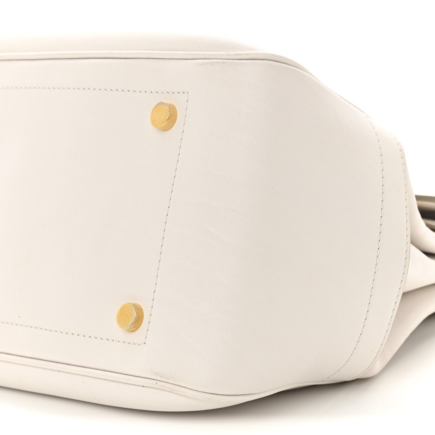 Calfskin Top Handle Bag Ivory