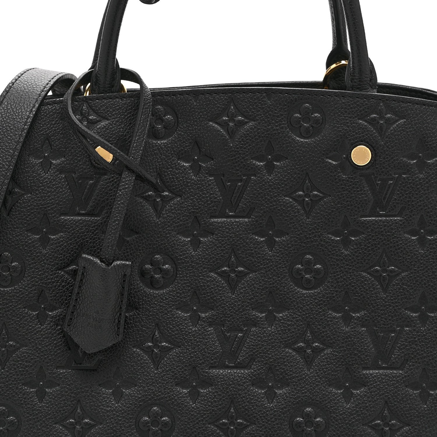 Louis Vuitton Empreinte Montaigne MM Black 7 of 9