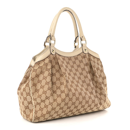 Gucci Monogram Medium Sukey Tote Off White 3 of 17