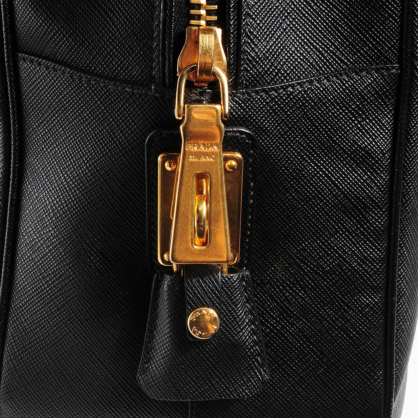 Saffiano Lux Bauletto Black Cammeo