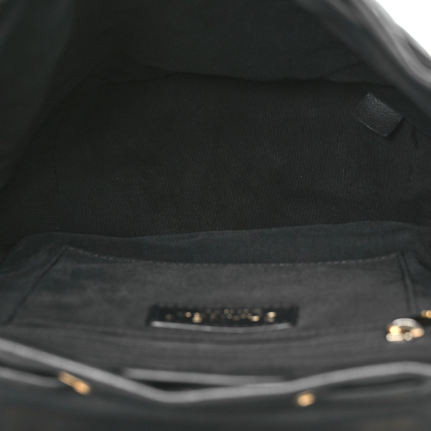 Lambskin Quilted Small Urban Spirit Backpack Black