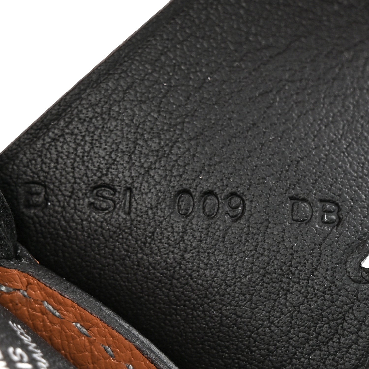 Hermes Epsom Swift Alligator Lizard Birdy Bag Charm Black Chai Chocolate 4 of 5