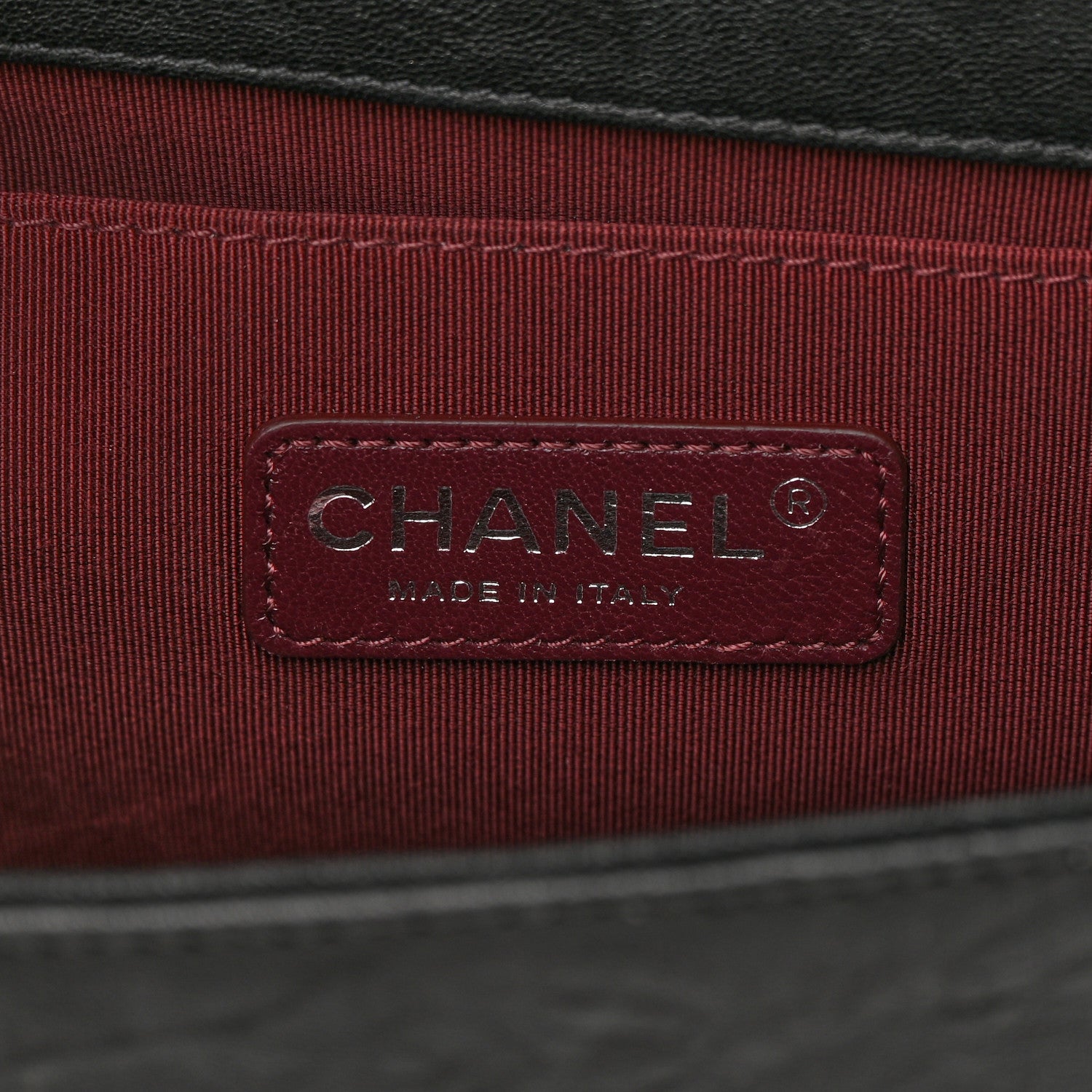 Chanel Crumpled Lambskin New Medium Studded Boy Flap Black 6 of 12
