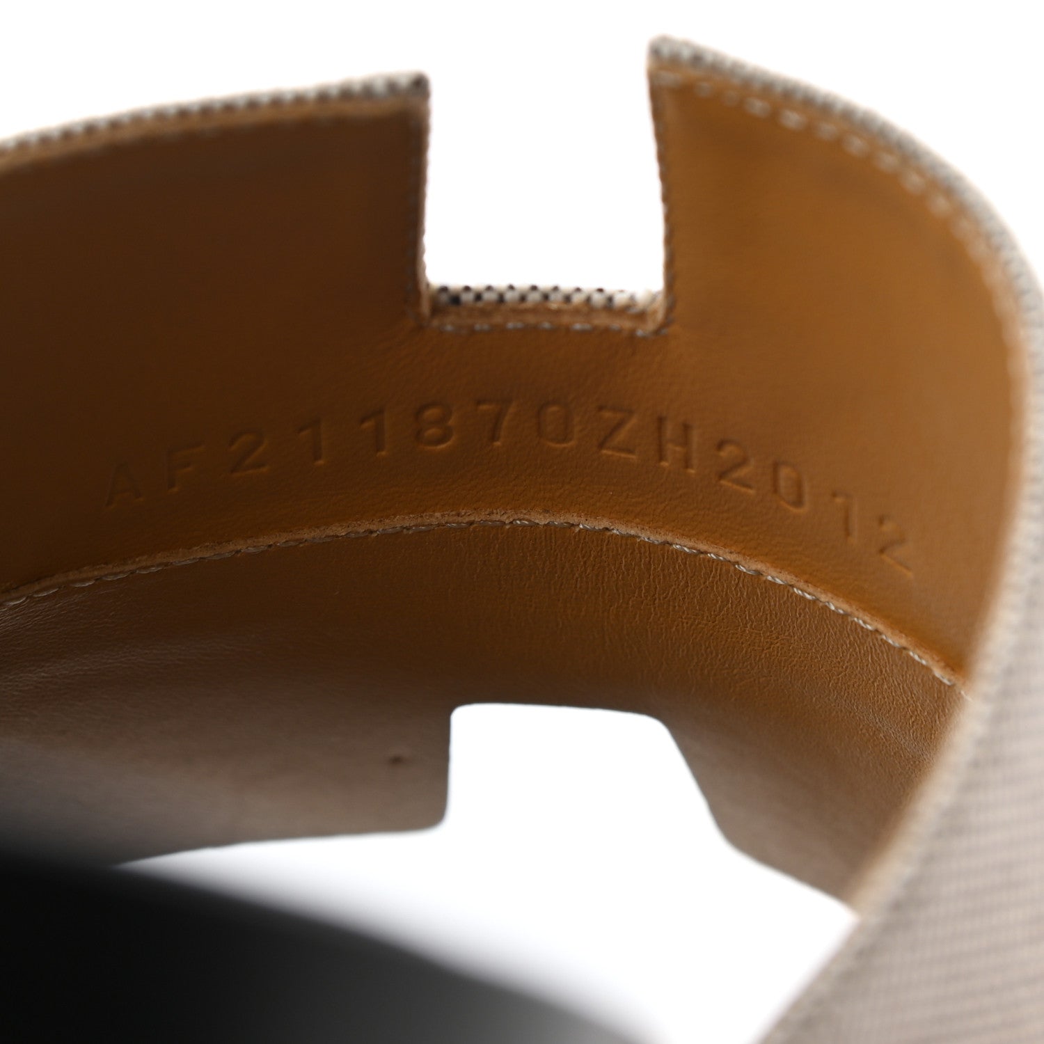 Hermes Canvas Calfskin Mens Izmir Sandals 40 Black Prunoir 7 of 8