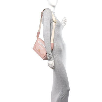 Burberry Canvas Horseferry Print Note Crossbody Bag Dusty Pink 2 of 10