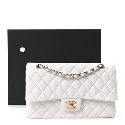 Chanel Caviar Quilted Medium Double Flap White 11 of 11