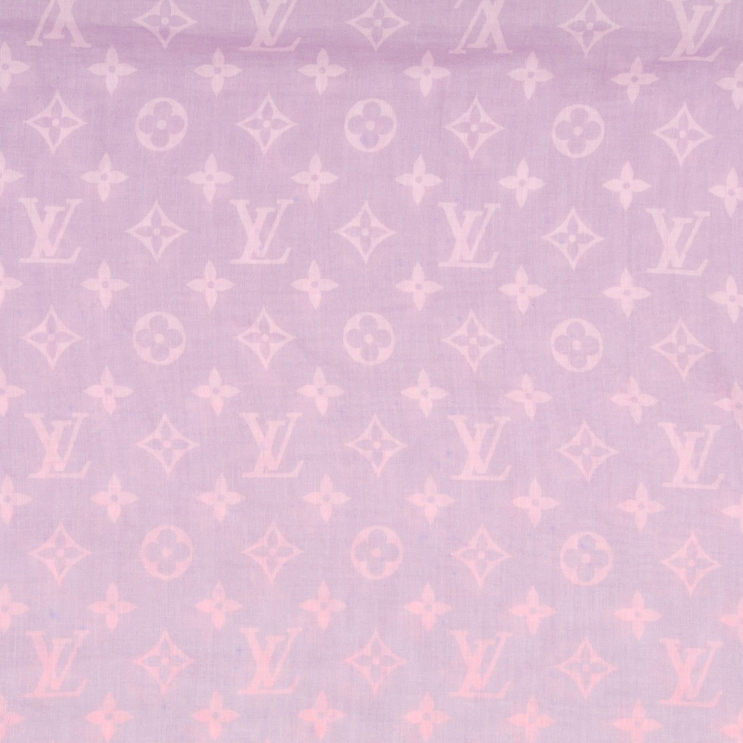Cotton Monogram Sunrise Stole Blue Ciel