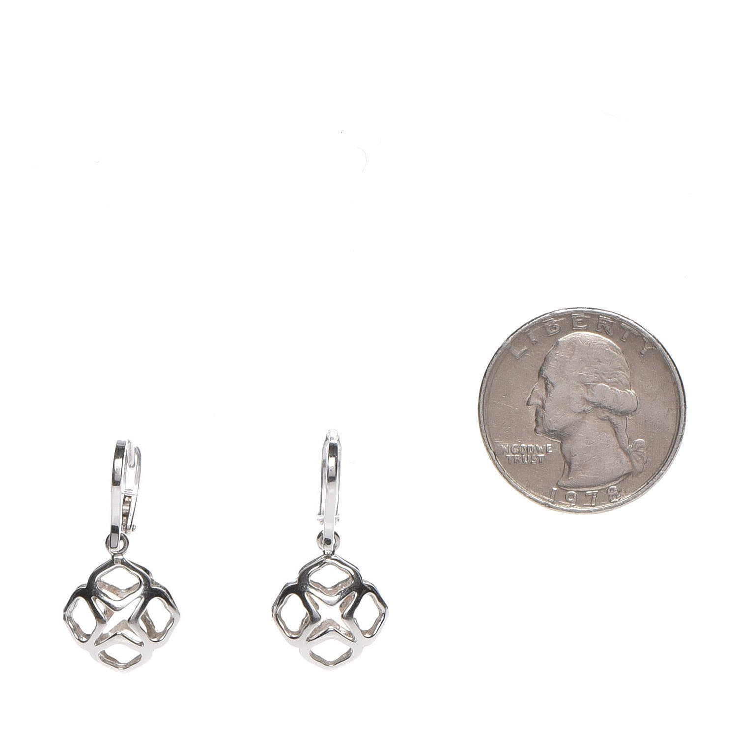 Chopard 18K White Gold Imperiale Earrings 2 of 4