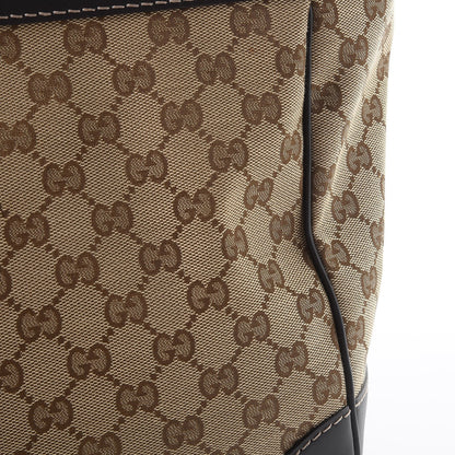 Gucci Monogram Web Medium Mayfair Tote Dark Brown 10 of 12