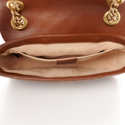 Gucci Azalea Calfskin Matelasse Diagonal Mini GG Marmont Shoulder Bag Cuir 5 of 11