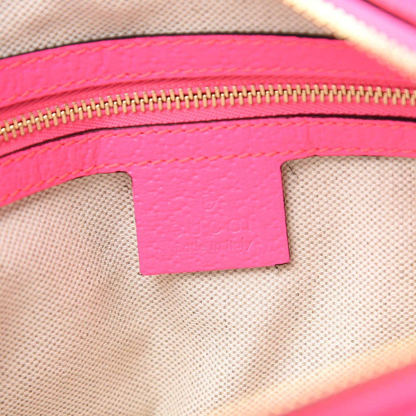 Canvas Flora Floral Shoulder Bag White Fuchsia Fluo