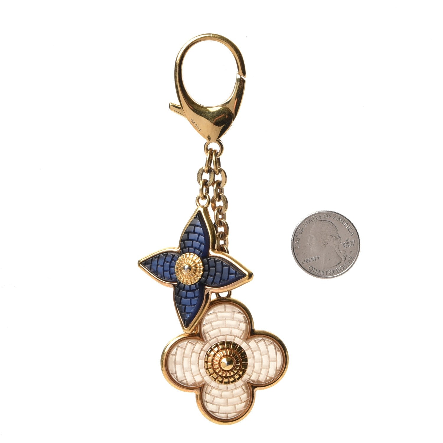 Louis Vuitton Mosaique Bag Charm Blue 2 of 5