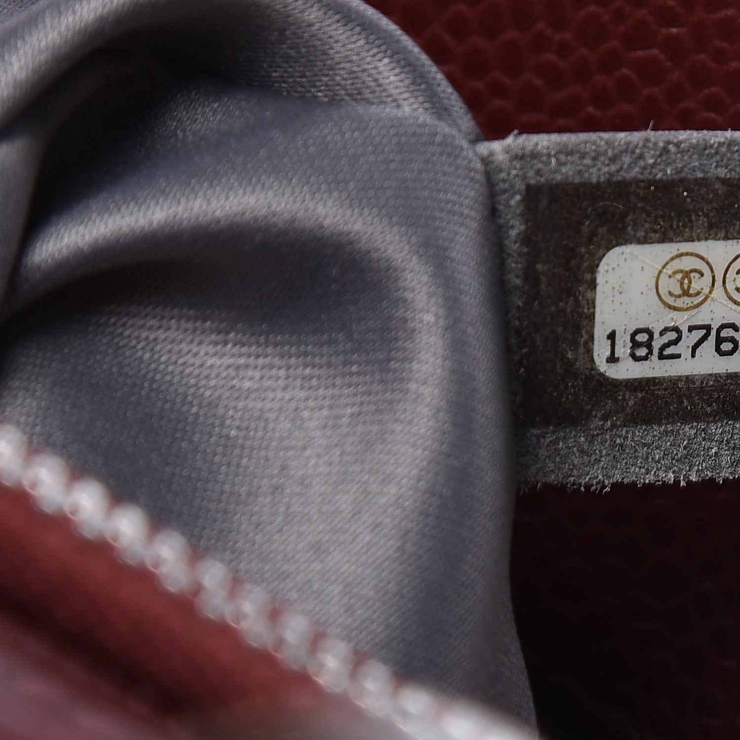 Chanel Caviar Quilted Grand Shopping Tote GST Dark Burgundy 9 of 14