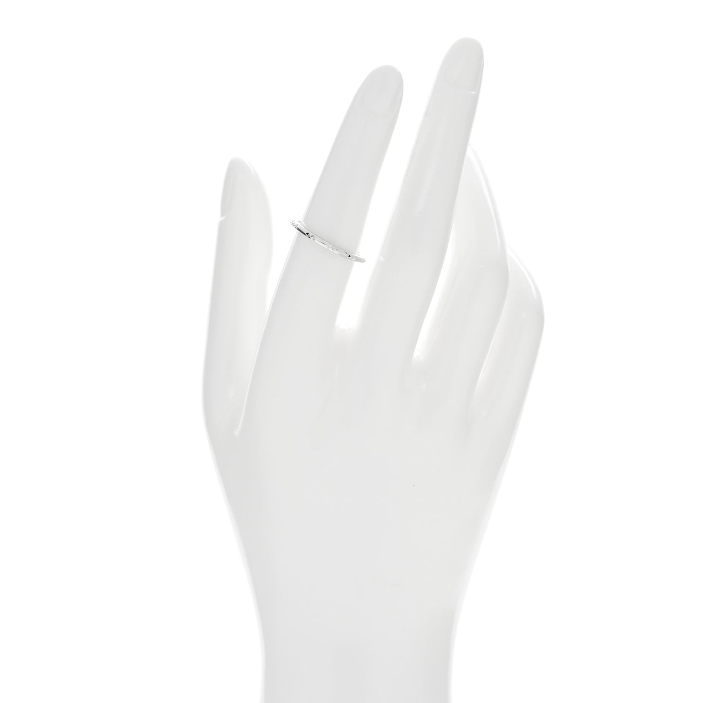Platinum 1.5mm True Band Ring 53 6.5