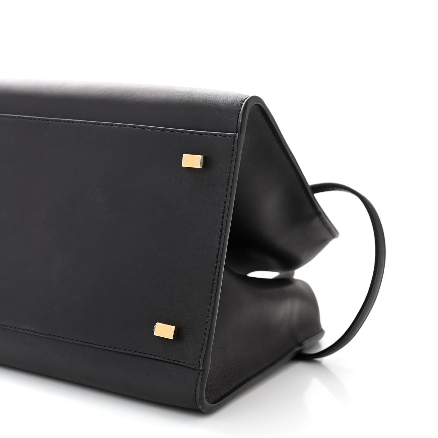 Polished Saddle Calfskin Soft Margaux Belt 12 Black