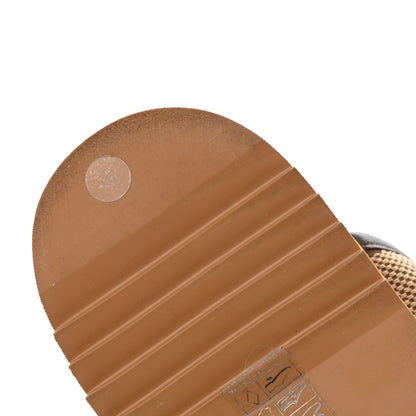 Gucci Monogram Jumbo GG Nappa Samoa Platform 40mm Slide Sandals 39 Camel Ebony New Acero 9 of 9