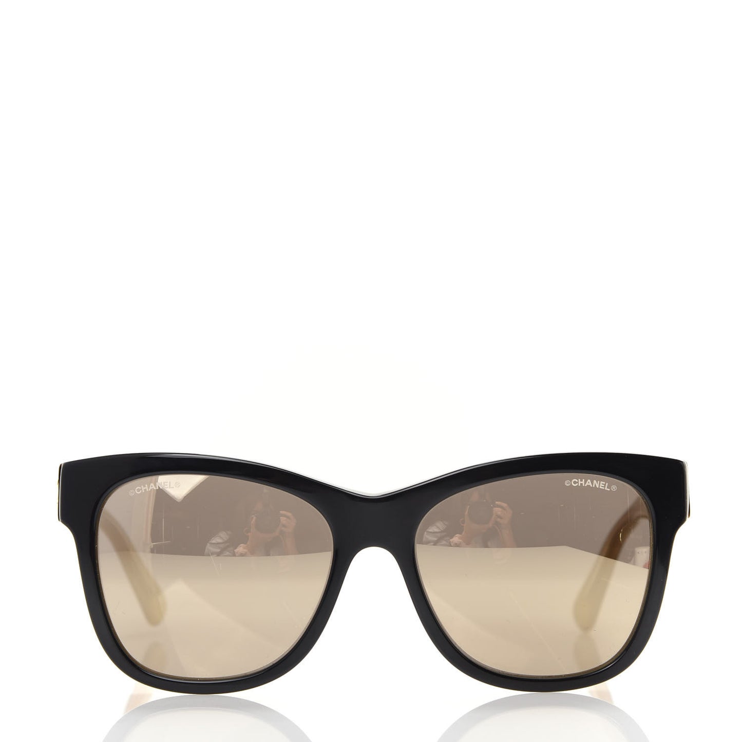 Acetate Square CC Sunglasses 5380 Black