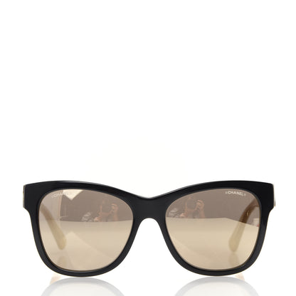 Chanel Acetate Square CC Sunglasses 5380 Black 2 of 8