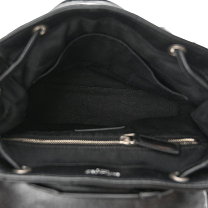 Saint Laurent SAINT LAURENT Calfskin Y Quilted Monogram Small Loulou Backpack Black 5 of 13