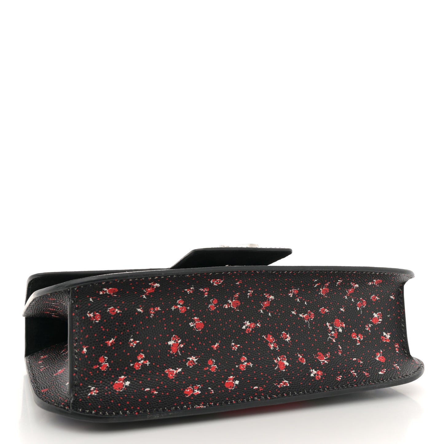Calfskin Floral Medium Insignia Flap Multicolor