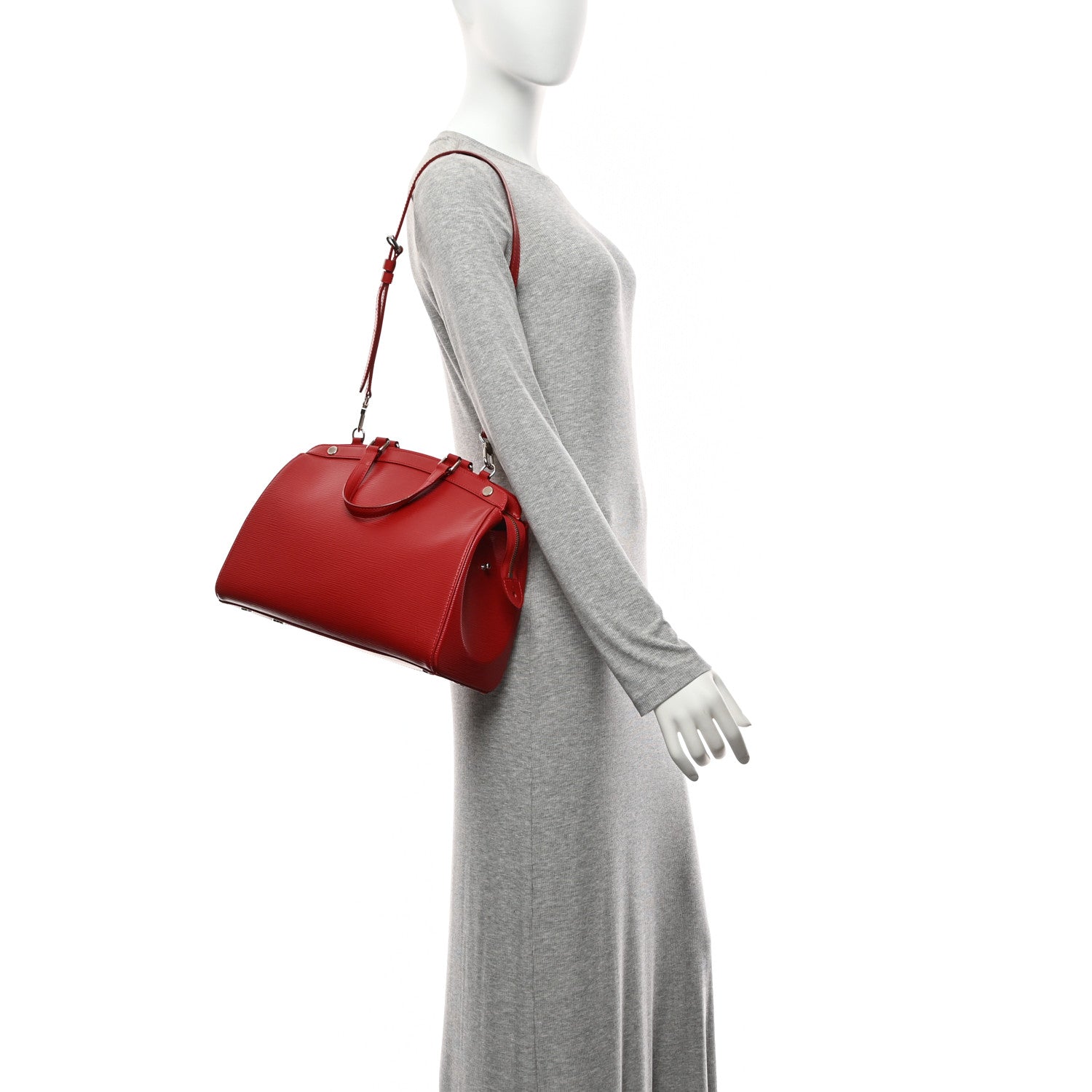 Louis Vuitton Epi Brea MM Carmine 2 of 10