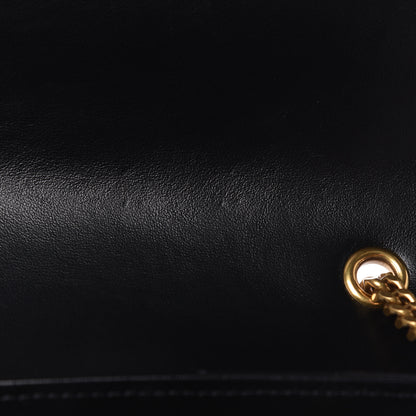 Saint Laurent Calfskin Y Quilted Monogram Small Loulou Chain Satchel Black 13 of 14