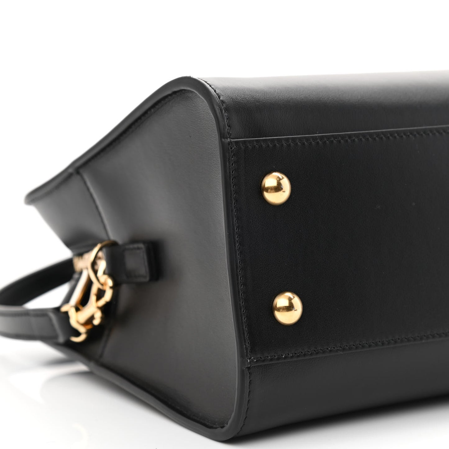 Calfskin Monogram Baby Cabas Black
