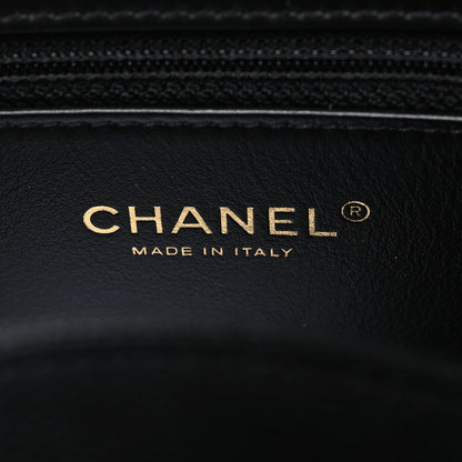 Chanel Caviar Quilted Small Shopping Tote Black 8 of 14
