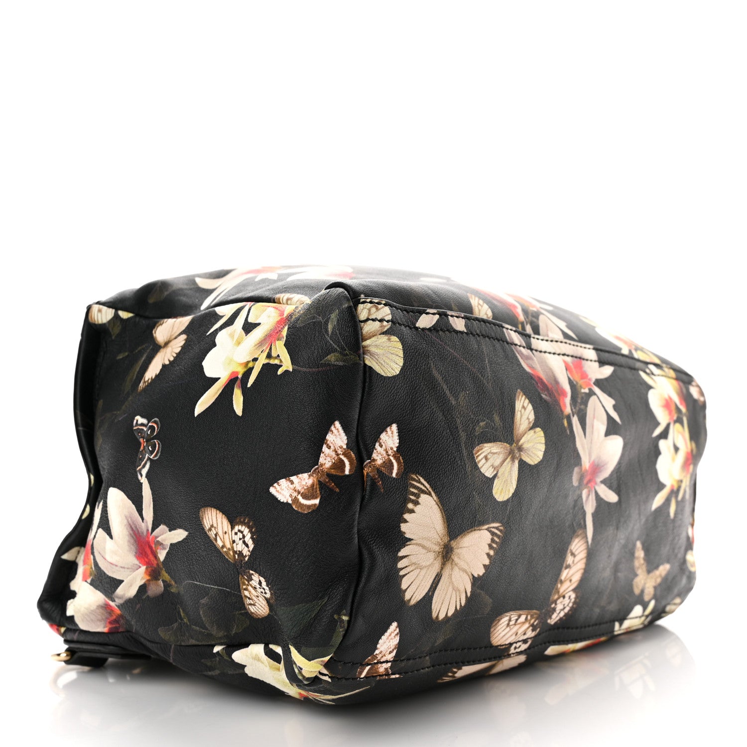Givenchy Lambskin Magnolia Print Medium Pandora Black 4 of 10