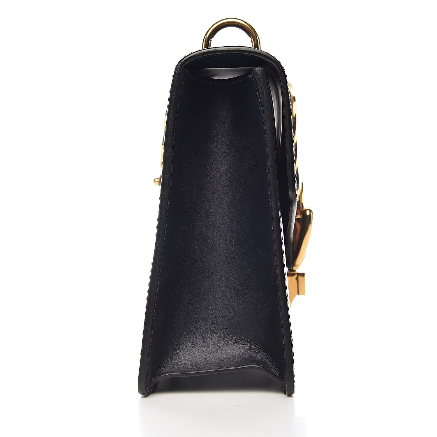Gucci Vitello Fontanella Web Small Sylvie Shoulder Bag Blue Agata 14 of 20