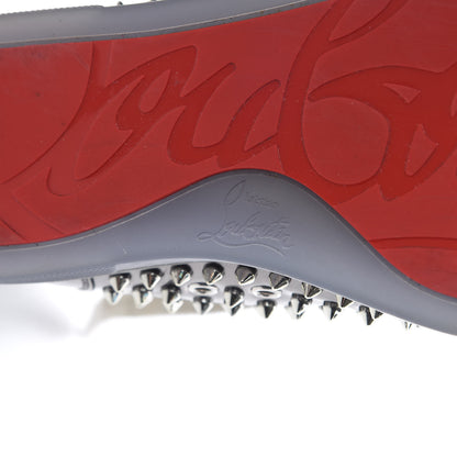 Christian Louboutin Specchio Mens Louis Spikes Flat Sneakers 43.5 Silver 8 of 13