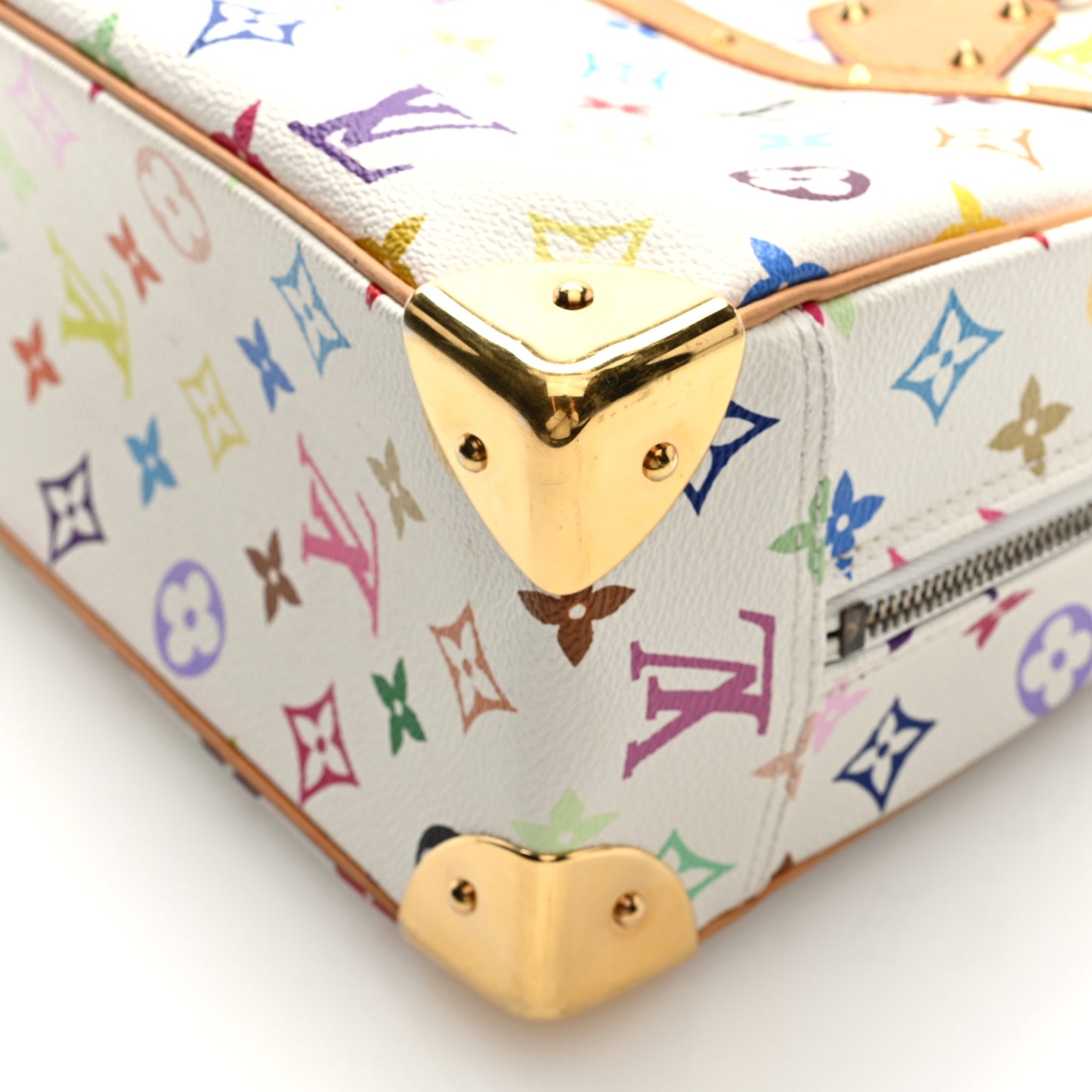 Monogram Multicolor Trouville White