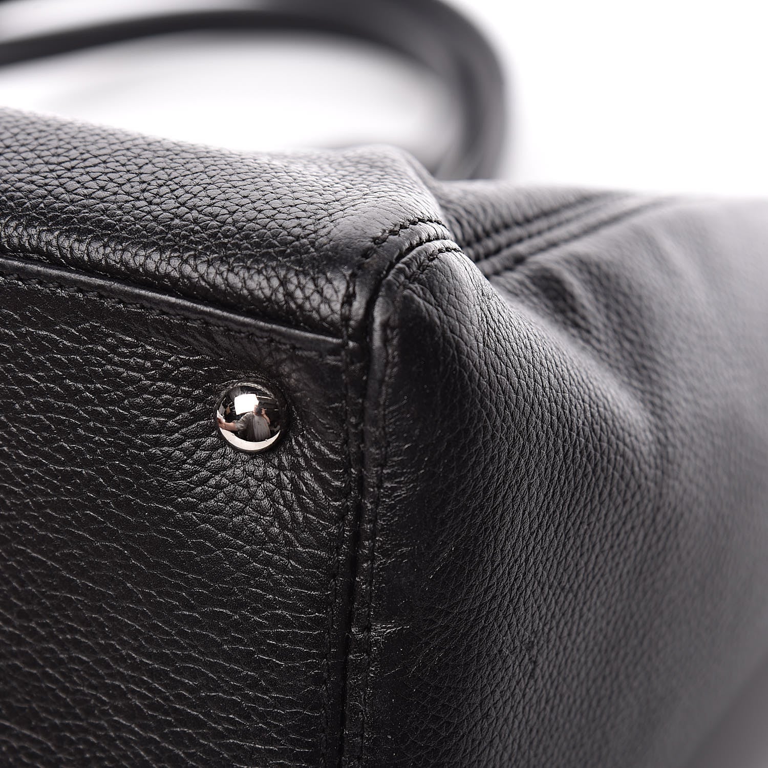 Chanel Calfskin Cerf Executive Shopper Tote Black 13 of 21