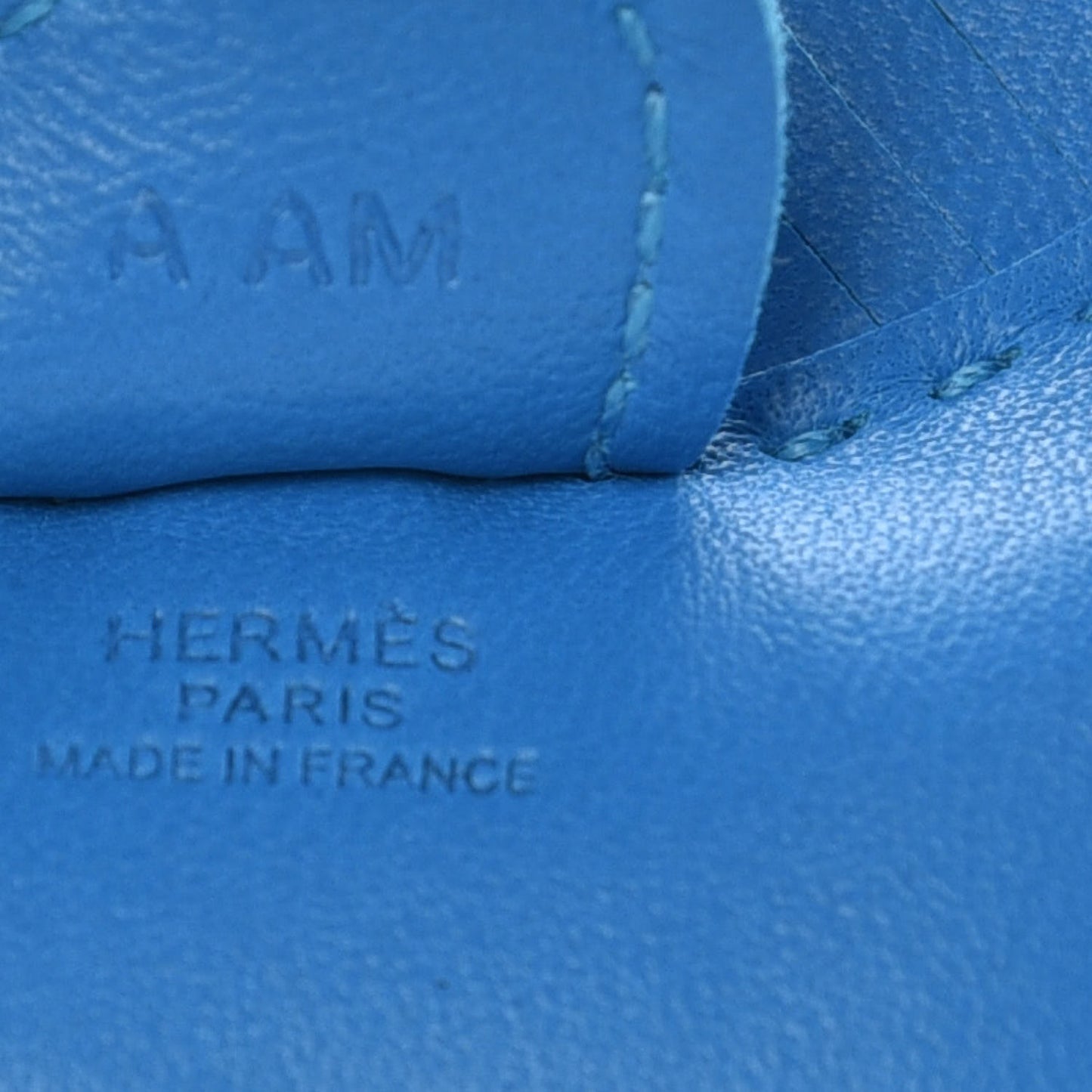Milo Lambskin Grigri Rodeo Horse Bag Charm PM Bleu Zanzibar