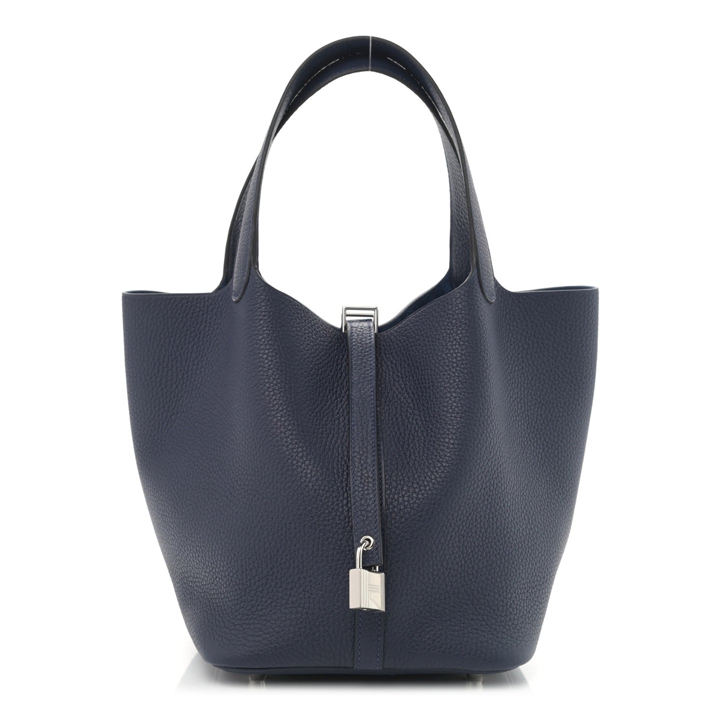 Taurillon Clemence Picotin Lock 22 MM Bleu Nuit