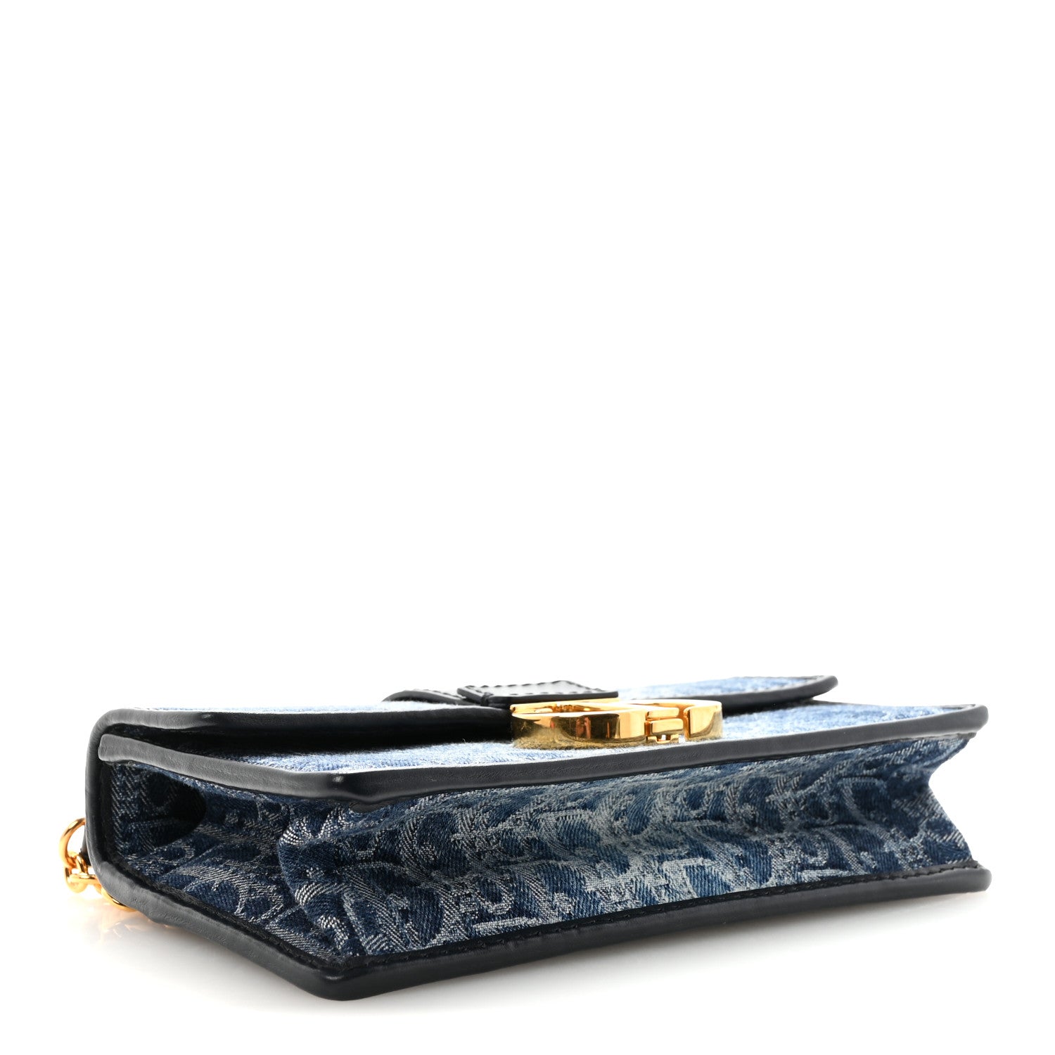 Christian Dior Denim Oblique 30 Montaigne East West Chain Flap Bag 4 of 10