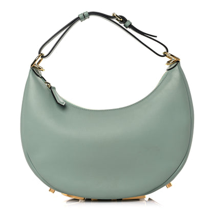Fendi Vitello Grace Matte Small Fendigraphy Hobo Bag Menta 1 of 10