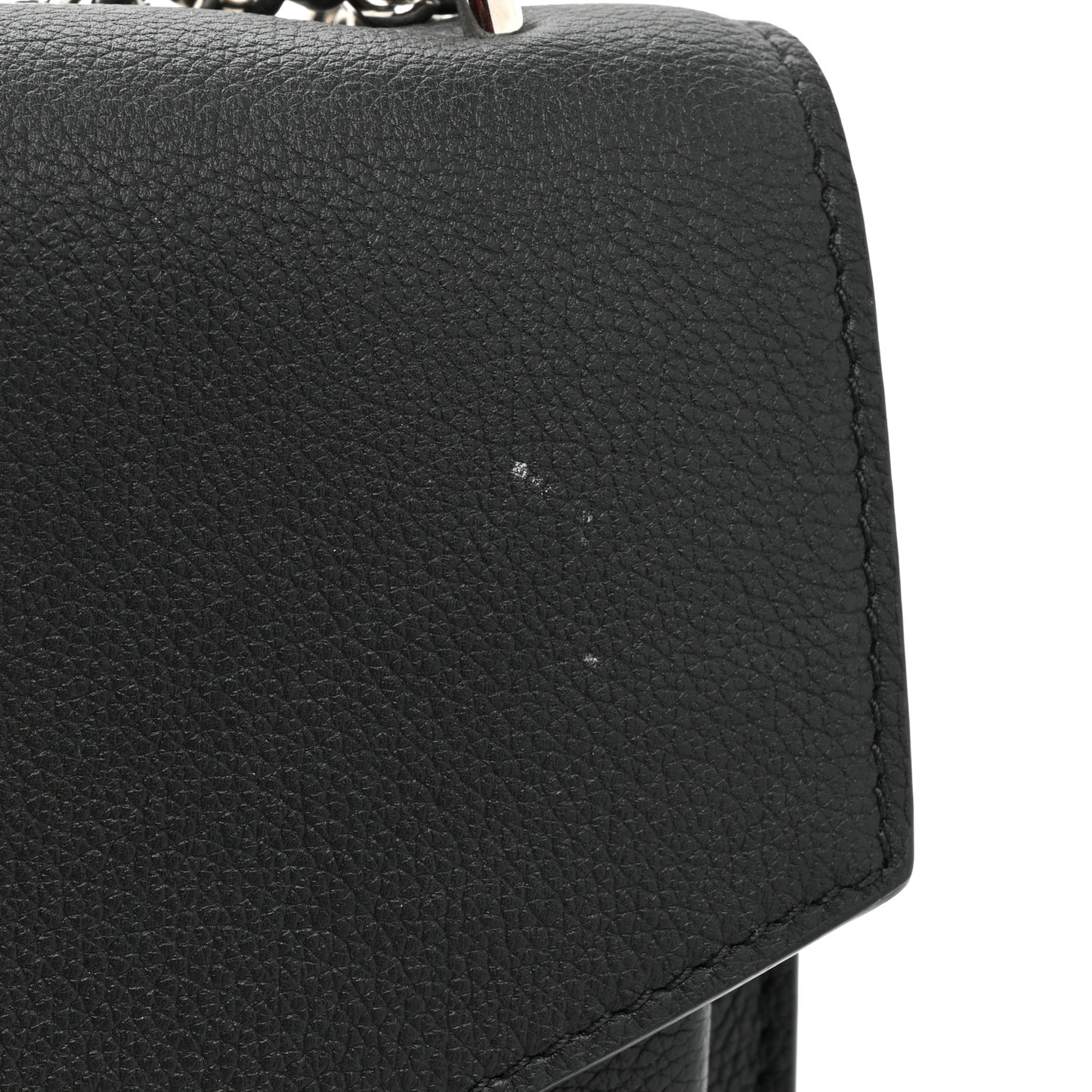 Soft Calfskin Mylockme Chain Bag BB Black